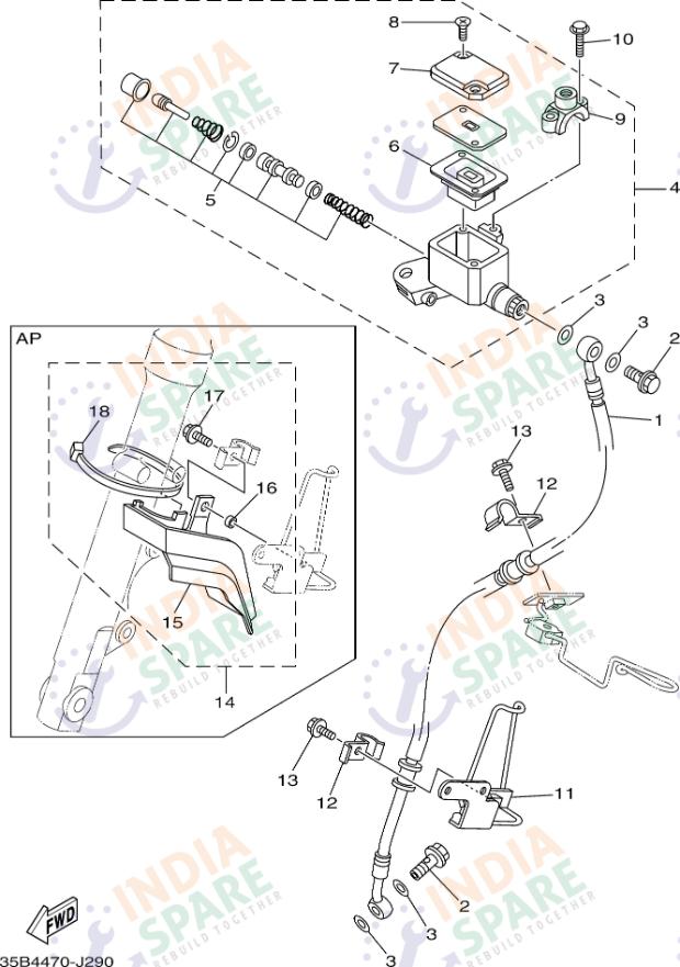 FRONT MASTER CYLINDER